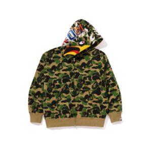 BAPE-SPC-CAMO-EAGLE-RELAXED-FIT-FULLZIP-HOODIE--GREEN BAPE SPC CAMO EAGLE RELAXED FIT FULLZIP HOODIE-GREEN