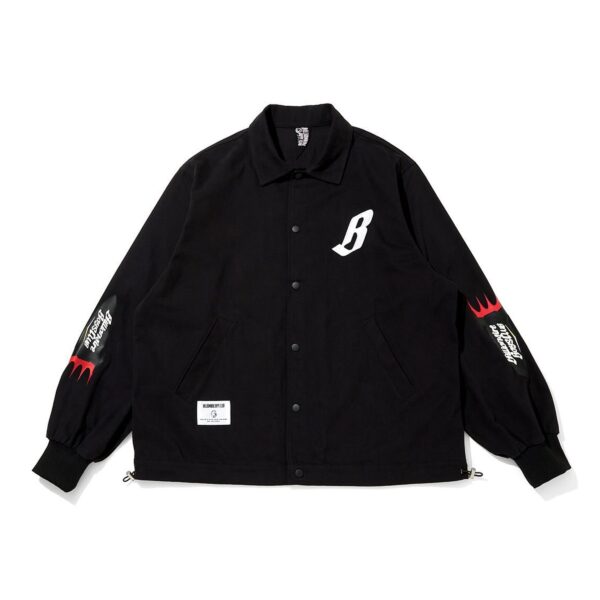 BBC ICE CREAM COTTON COACH JACKET-BLACK