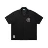 BBC ICE CREAM OPEN COLLAR MESH SS SHIRT-BLACK