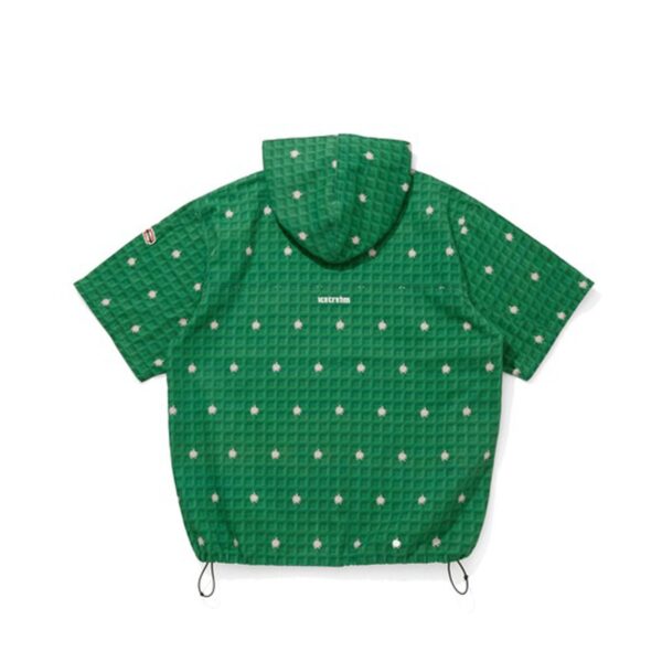 BBC ICE CREAM WAFFLE 2 WAY HALF ZIP SHIRT JACKET