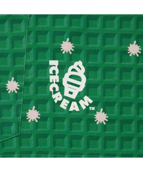 BBC ICE CREAM WAFFLE 2 WAY HALF ZIP SHIRT JACKET