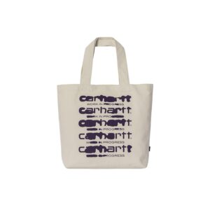 CARHARTT-CANVAS-LARGE-GRAPHIC-TOTEBAG--WHITE CARHARTT CANVAS LARGE GRAPHIC TOTEBAG-WHITE