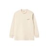 CARHARTT L/S AMERICAN SCRIPT TEE-NATURAL
