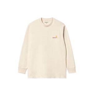 CARHARTT-L-S-AMERICAN-SCRIPT-TEE--NATURAL CARHARTT L/S AMERICAN SCRIPT TEE-NATURAL