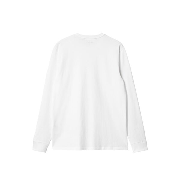CARHARTT L/S POCKET LOOSE TEE-WHITE