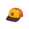 SUPREME FW25 CONTRAST S MESH BLACK 6 PANEL-ORANGE