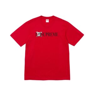 SUPREME-FW25-SKULL-TEE--RED SUPREME FW25 SKULL TEE-RED