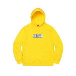 SUPREME-SS20-FRANKLIN-PULLOVER-HOODIE--LEMON SUPREME SS20 FRANKLIN PULLOVER HOODIE-LEMON