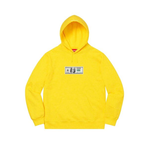 SUPREME SS20 FRANKLIN PULLOVER HOODIE-LEMON