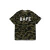 BAPE 1ST CAMO BAPE RHINESTONE TEE-GREEN
