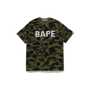 BAPE-1ST-CAMO-BAPE-RHINESTONE-TEE--GREEN BAPE 1ST CAMO BAPE RHINESTONE TEE-GREEN