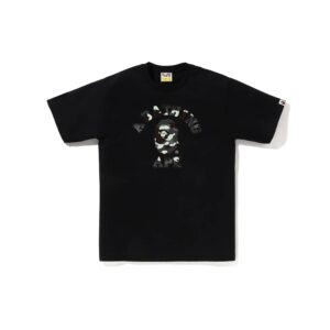 BAPE CITY CAMO GID COLLEGE LOGO TEE-BLACK