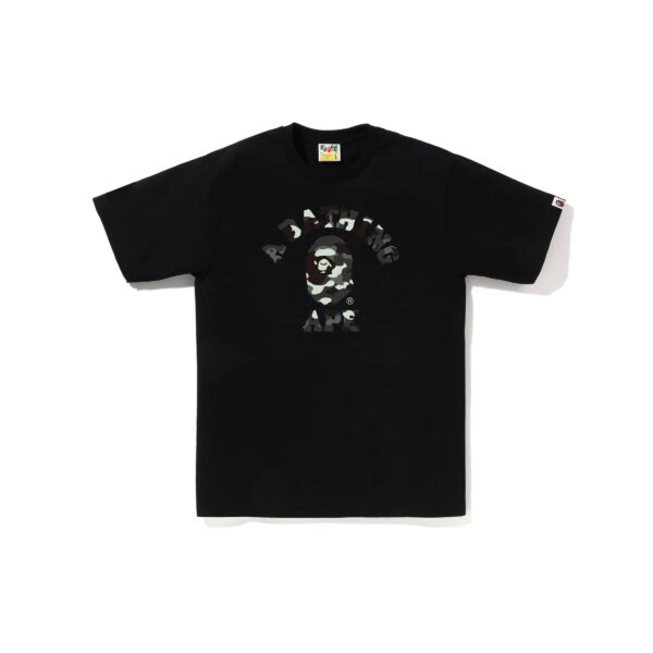 BAPE CITY CAMO GID COLLEGE LOGO TEE-BLACK