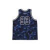BAPE COLOR CAMO BASKETBALL JERSEY-DARK BLUE