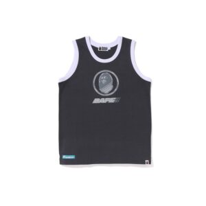 BAPE-GRAPHIC-TWO-TONE-TANKTOP--CHARCOAL BAPE GRAPHIC TWO TONE TANKTOP-CHARCOAL