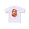 BAPE JAPAN AUTUMN PHOTO APE HEAD TEE-WHITE