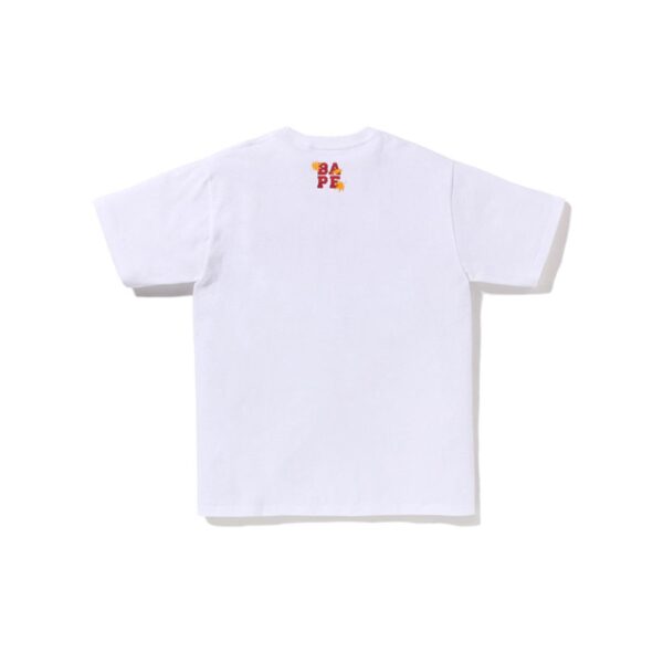 BAPE JAPAN AUTUMN PHOTO APE HEAD TEE-WHITE