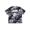 BAPE TREE EDGE CAMO APE FACE RELAXED FIT TEE-WHITE