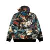AAPE MOONFACE LOGO GRAFFITI PRINT PULLOVER HOODIE
