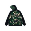 AAPE UNIVERSE MULTI CAMO PRINTED PULLOVER HOODIE NAVY