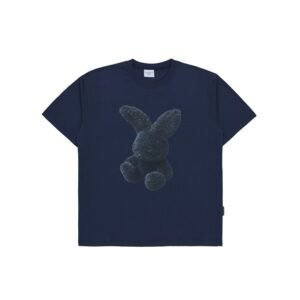 ACME DE LAVIE FUZZY RABBIT TEE-NAVY