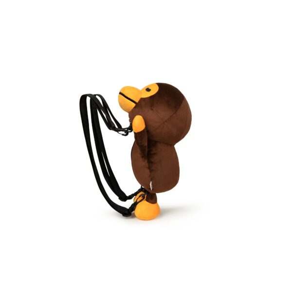 BABY MILO PLUSH BACKPACK-BROWN