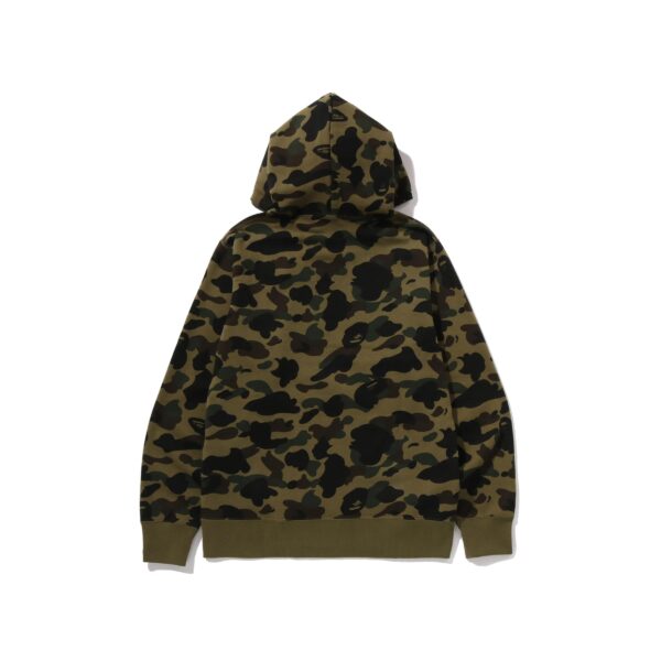 BAPE 1ST CAMO PULLOVER HOODIE-GREEN CAMO