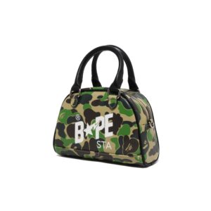 BAPE ABC CAMO MINI BOWLING BAG-GREEN