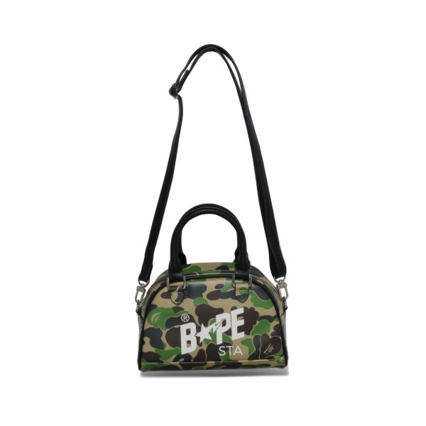BAPE ABC CAMO MINI BOWLING BAG-GREEN