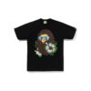 BAPE ABC RESORT CAMO APE HEAD TEE-BLACK