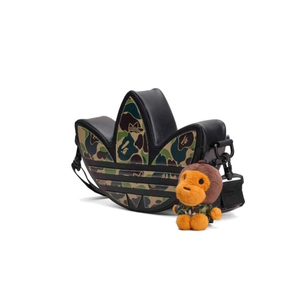 BAPE ADIDAS CAMO TREFOIL SHOULDER BAG