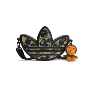 BAPE ADIDAS CAMO TREFOIL SHOULDER BAG