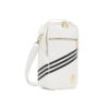 BAPE ADIDAS WHITE LEATHER SHOULDER BAG