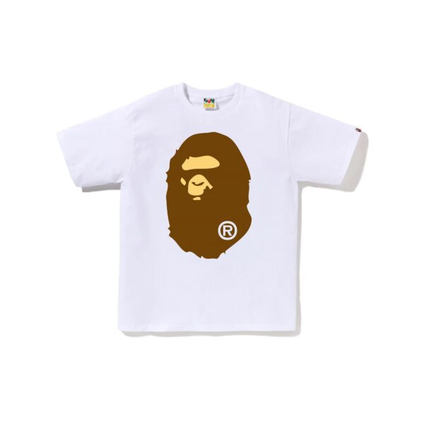 BAPE BIG APE HEAD TEE-WHITE