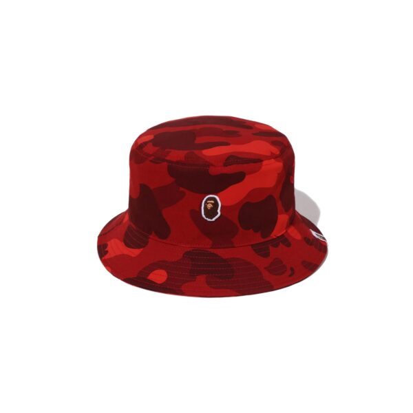BAPE COLOR CAMO BUCKET HAT-RED