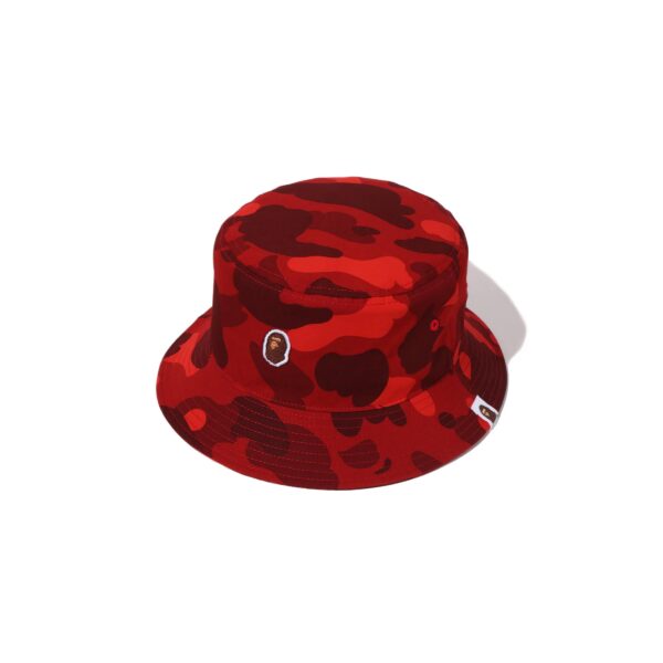BAPE COLOR CAMO BUCKET HAT-RED