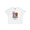 BAPE x STRAYKIDS DWAEKKI BABYMILO RELAXED FIT WHITE TEE