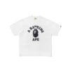 BAPE x STRAYKIDS JENERIT COLLEGE RELAXED FIT WHITE TEE