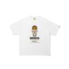 BAPE x STRAYKIDS PUPPY M BABYMILO RELAXED FIT WHITE TEE