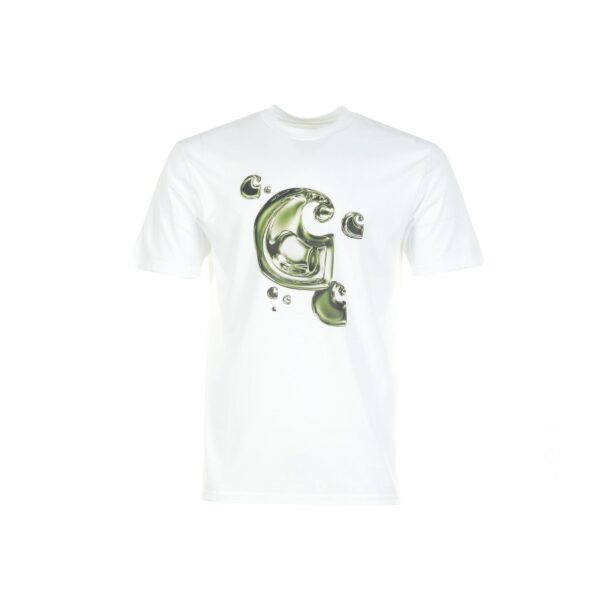 CARHARTT S/S SOLAR CHROME C-LOGO TEE-WHITE