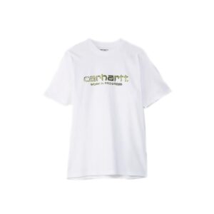 CARHARTT SOLAR CHROME SCRIPT TEE-WHITE