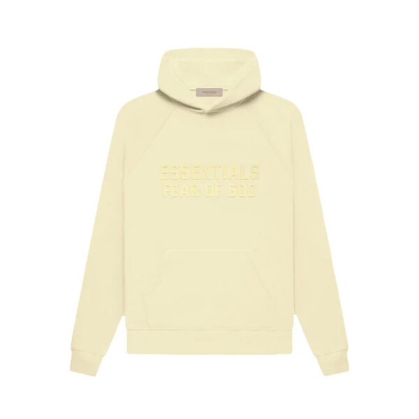 ESSENTIALS SS23 PULLOVER HOODIE-CANARY