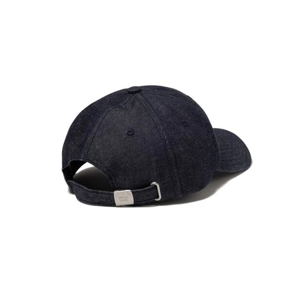 HUMAN MADE 6 PANEL DENIM CAP-NAVY BLUE