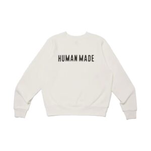 HUMAN MADE CLASSIC CREWNECK-WHITE