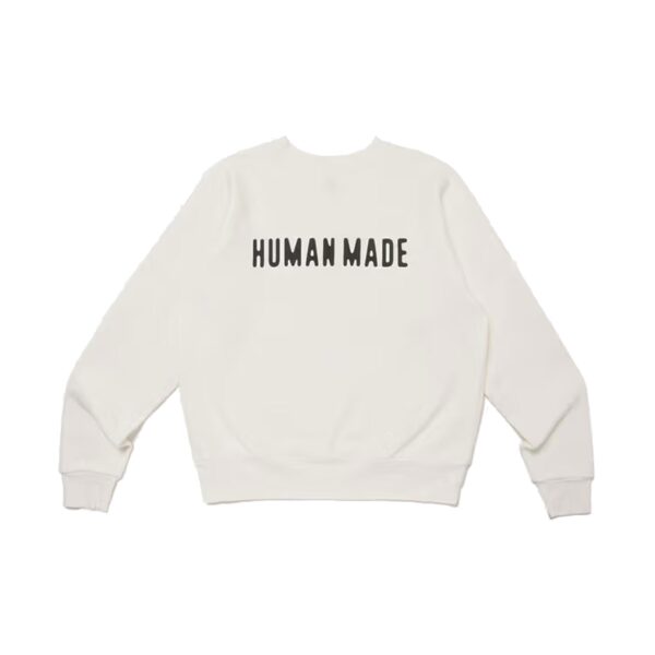 HUMAN MADE CLASSIC CREWNECK-WHITE