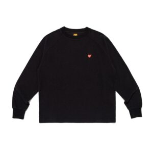 HUMAN MADE RAGLAN SLEEVE LONGSLEEVE-BLACK