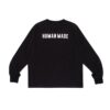 HUMAN MADE RAGLAN SLEEVE LONGSLEEVE-BLACK