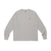 HUMAN MADE RAGLAN SLEEVE LONGSLEEVE-GRAY