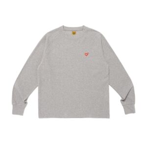 HUMAN MADE RAGLAN SLEEVE LONGSLEEVE-GRAY