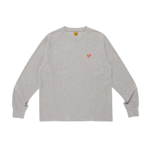 HUMAN MADE RAGLAN SLEEVE LONGSLEEVE-GRAY